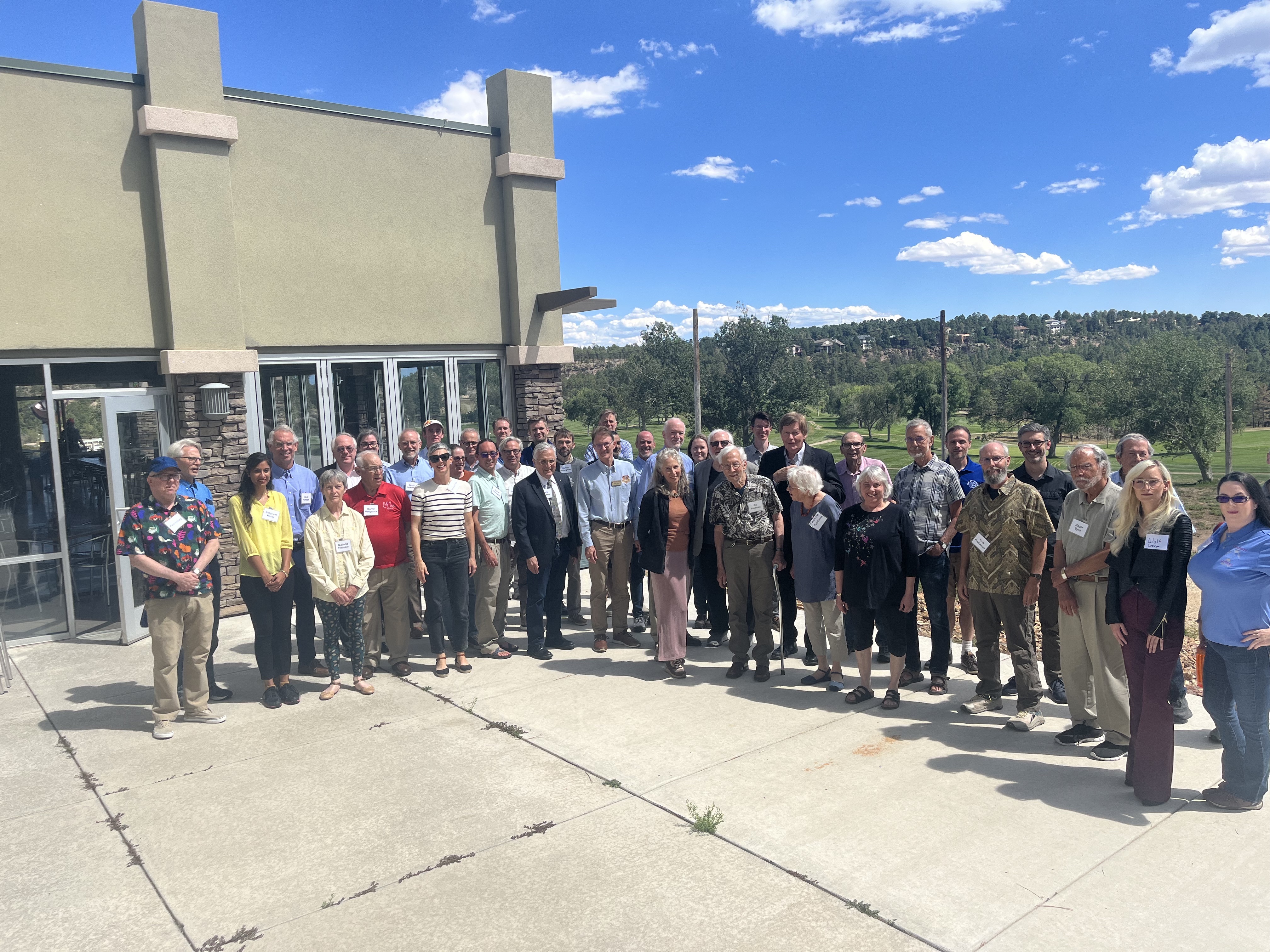 Group photo from the Feldman Symposium on planetary nuclear spectroscopy