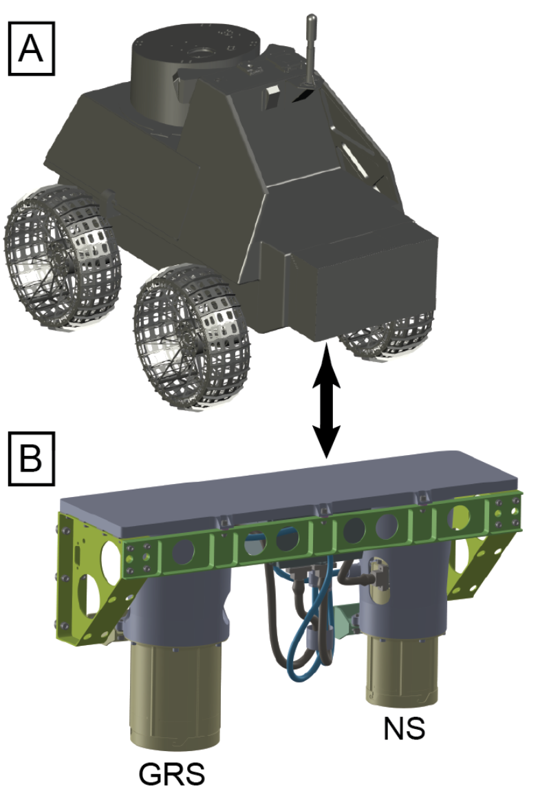 Lunar-VISE GRNS and Rover