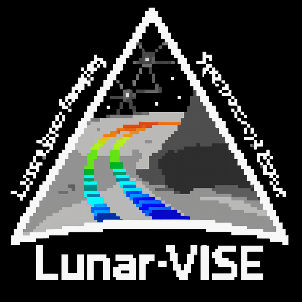 Lunar-VISE mission patch pixel art